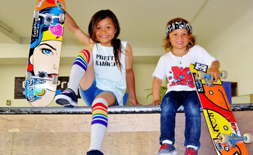 Beginner skateboarding lesson